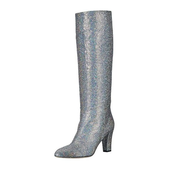 Sarah Jessica Parker "Studio" Women's Knee High Sparkle Boot NEW